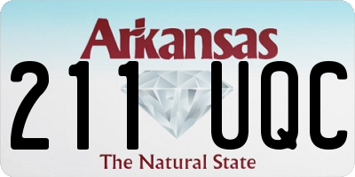 AR license plate 211UQC