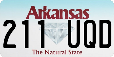 AR license plate 211UQD
