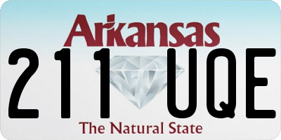 AR license plate 211UQE