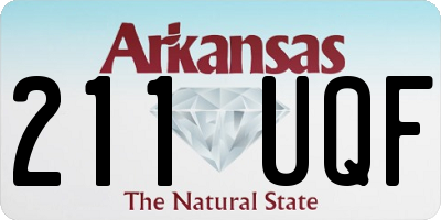 AR license plate 211UQF