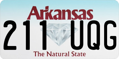 AR license plate 211UQG