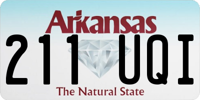 AR license plate 211UQI