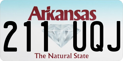 AR license plate 211UQJ