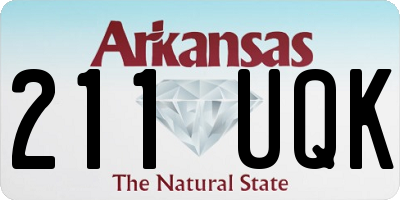 AR license plate 211UQK