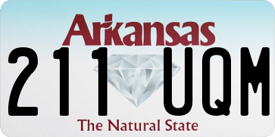 AR license plate 211UQM