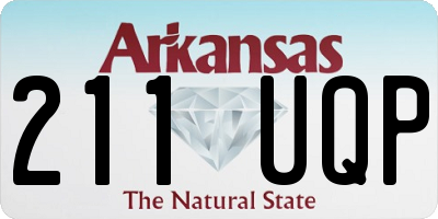 AR license plate 211UQP