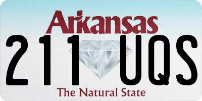 AR license plate 211UQS