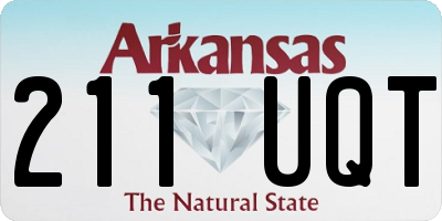 AR license plate 211UQT