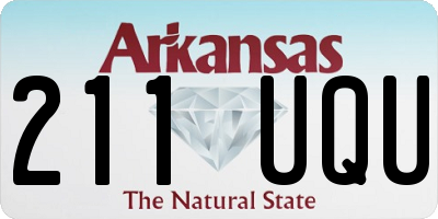 AR license plate 211UQU