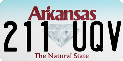 AR license plate 211UQV