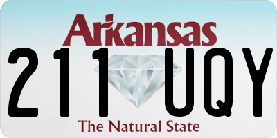 AR license plate 211UQY