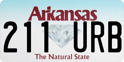 AR license plate 211URB