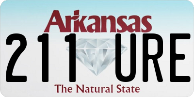 AR license plate 211URE