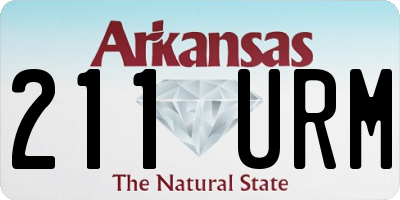 AR license plate 211URM