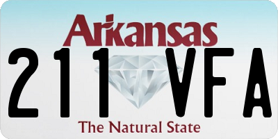 AR license plate 211VFA