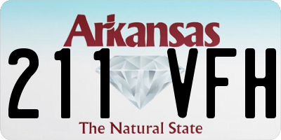 AR license plate 211VFH