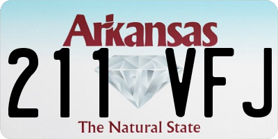 AR license plate 211VFJ