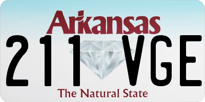 AR license plate 211VGE