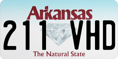 AR license plate 211VHD