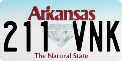 AR license plate 211VNK
