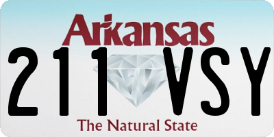 AR license plate 211VSY