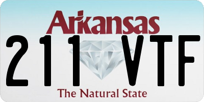 AR license plate 211VTF