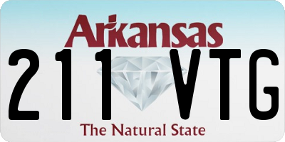 AR license plate 211VTG