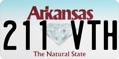 AR license plate 211VTH