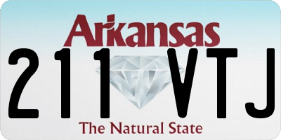 AR license plate 211VTJ