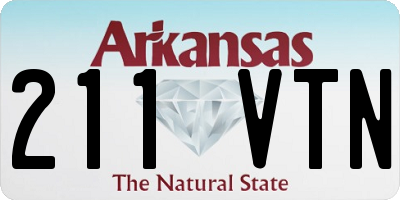 AR license plate 211VTN