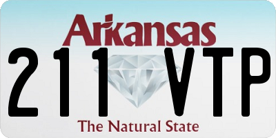 AR license plate 211VTP