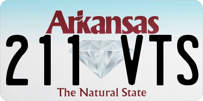 AR license plate 211VTS