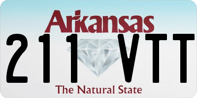 AR license plate 211VTT