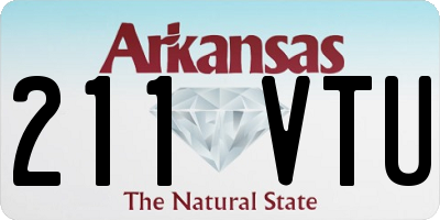 AR license plate 211VTU