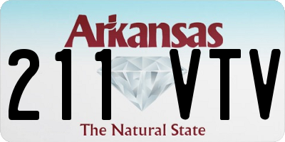 AR license plate 211VTV