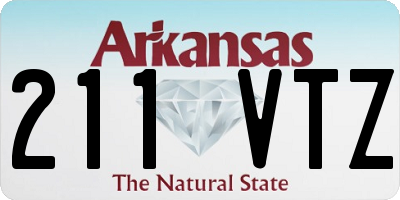 AR license plate 211VTZ