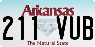 AR license plate 211VUB