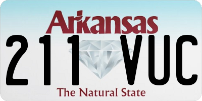 AR license plate 211VUC