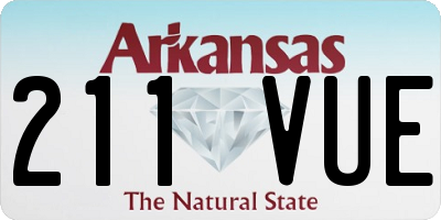 AR license plate 211VUE
