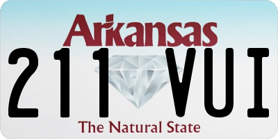 AR license plate 211VUI