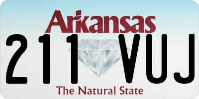 AR license plate 211VUJ