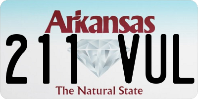 AR license plate 211VUL