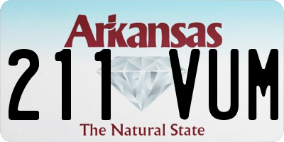 AR license plate 211VUM