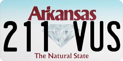 AR license plate 211VUS