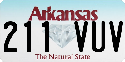 AR license plate 211VUV