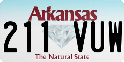 AR license plate 211VUW