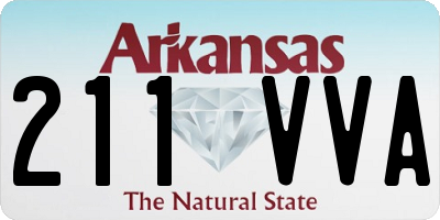AR license plate 211VVA