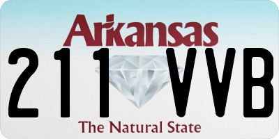 AR license plate 211VVB