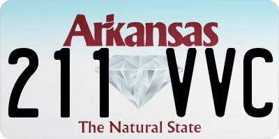 AR license plate 211VVC