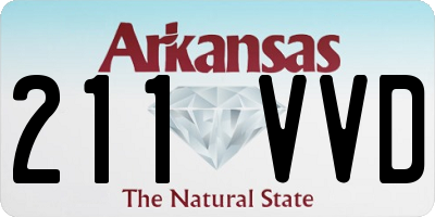 AR license plate 211VVD